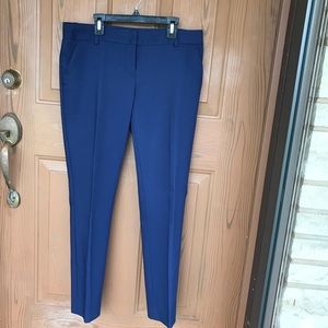 NWOT Express Midrise Columnist Ankle Pant Blue